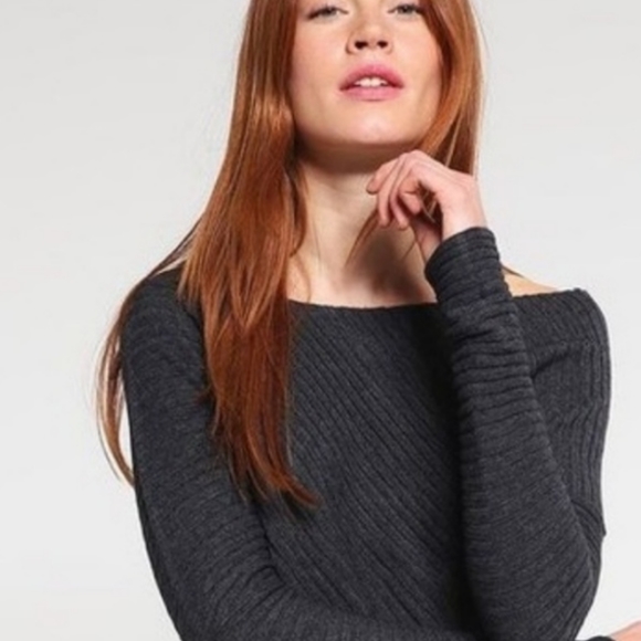 Free People Love and Harmony Gray Ribbed Knit Sweater - Picture 3 of 13